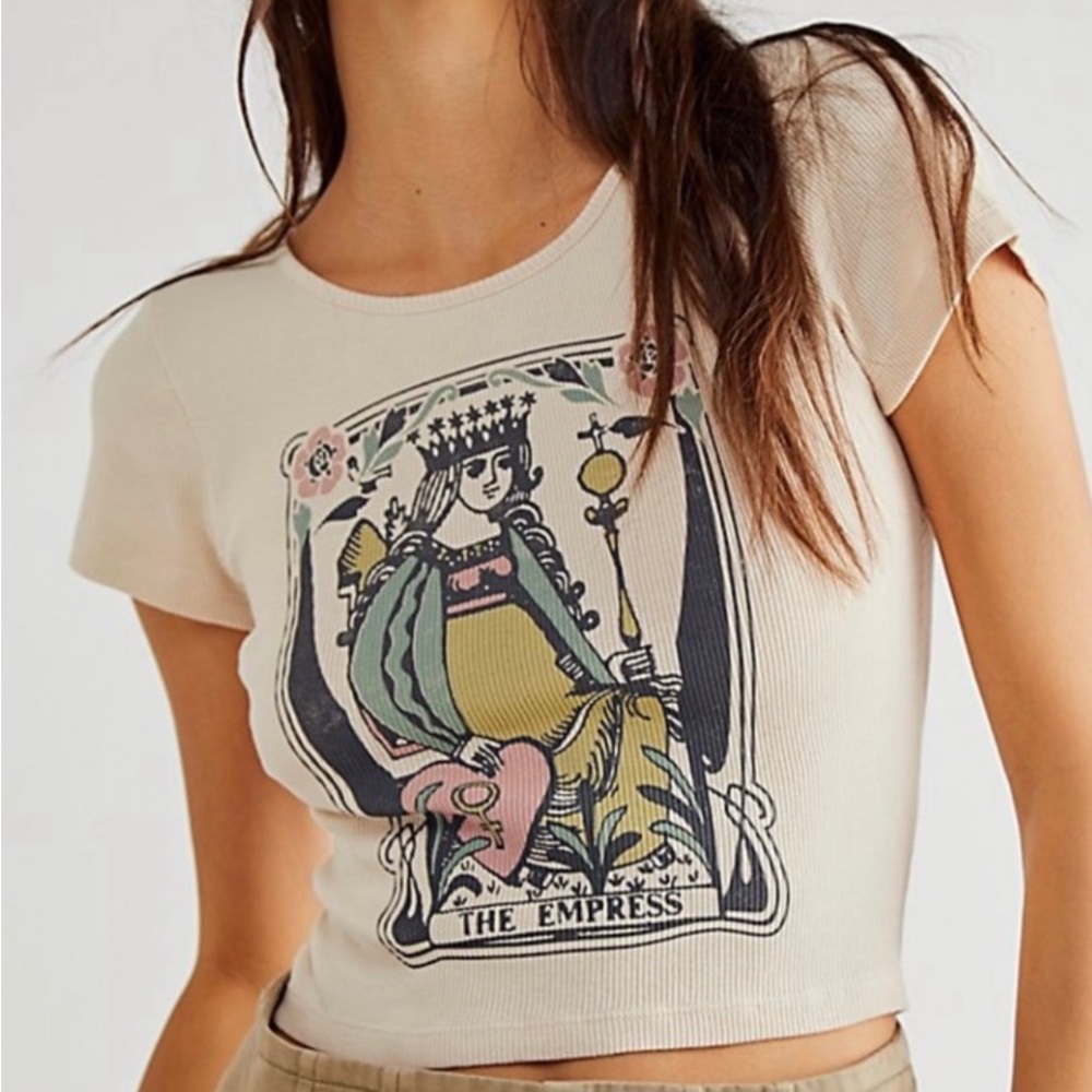 ISO** Free People Empress ribbed baby doll tee
